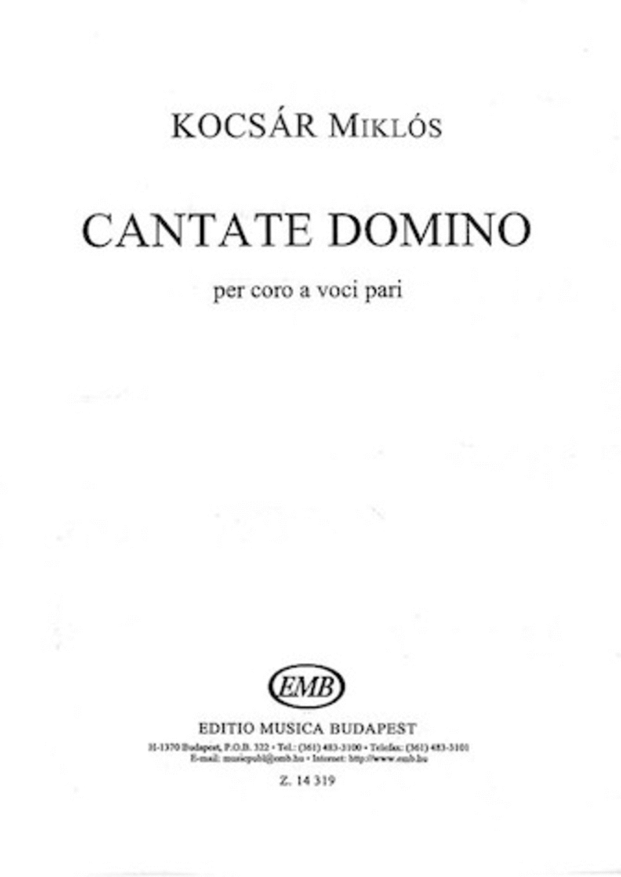 Cantate Domin0-ttb TTB scores gallery preview page 1