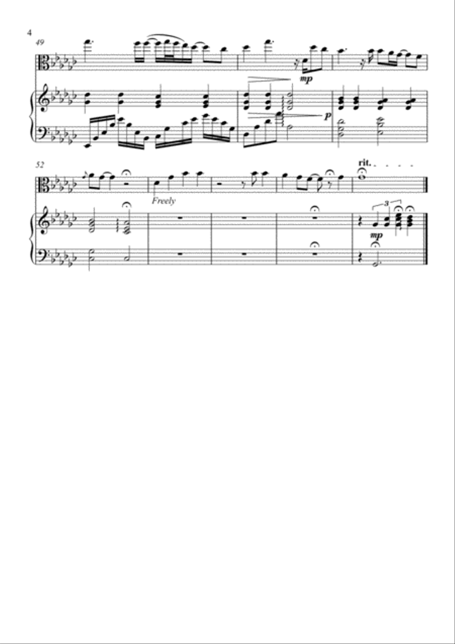 You Raise Me Up Viola scores gallery preview page 4