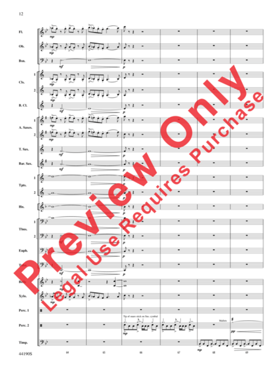Dynamo Concert Band scores gallery preview page 13