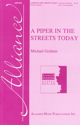 Book cover for A Piper in the Streets Today