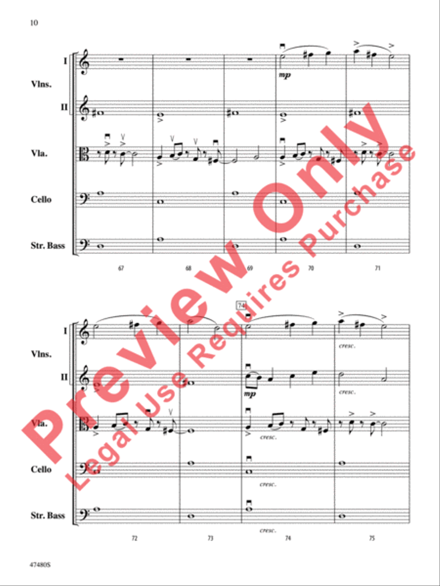 Primal Strings String Orchestra scores gallery preview page 11