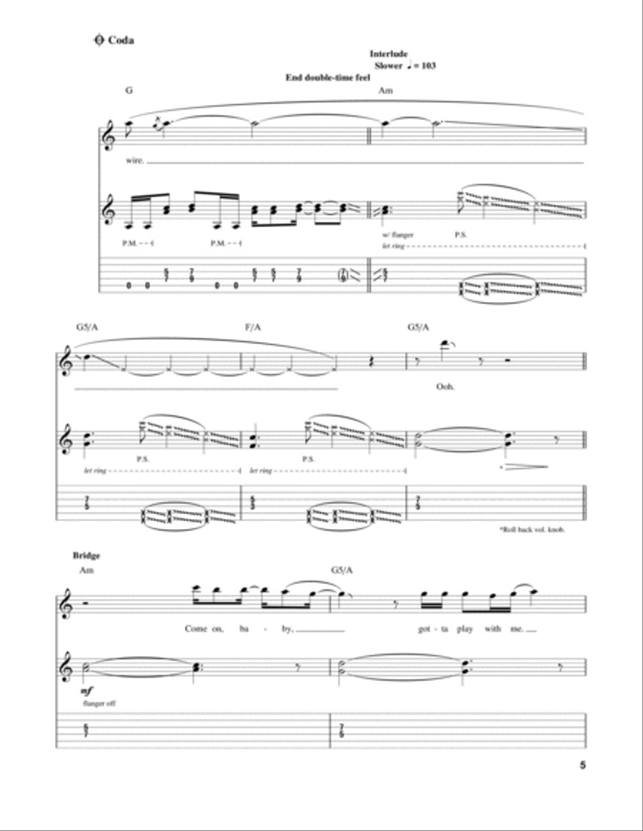 Live Wire Electric Guitar scores gallery preview page 5