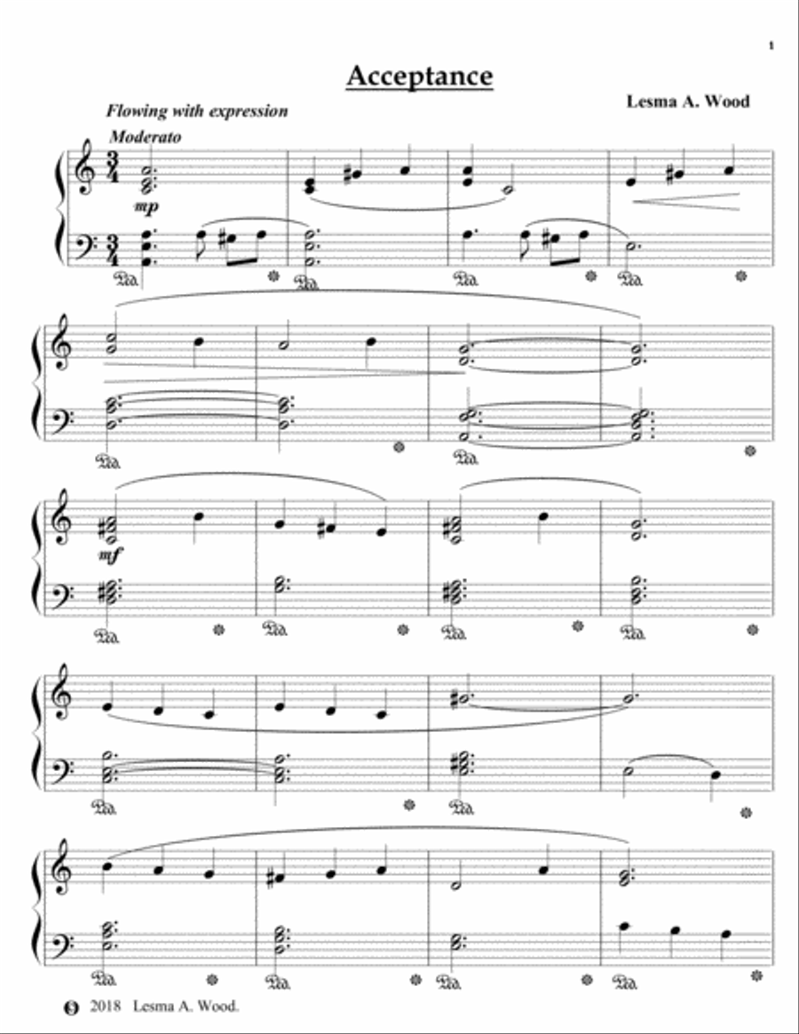 Acceptance Acceptance Piano Method scores gallery preview page 1