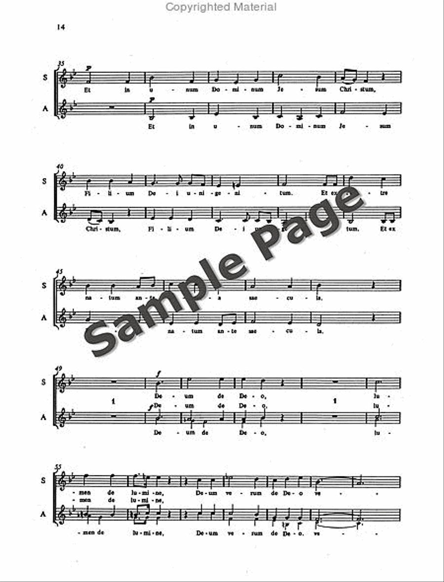 Mass in D Minor Mass in D Minor SSA scores gallery preview page 15
