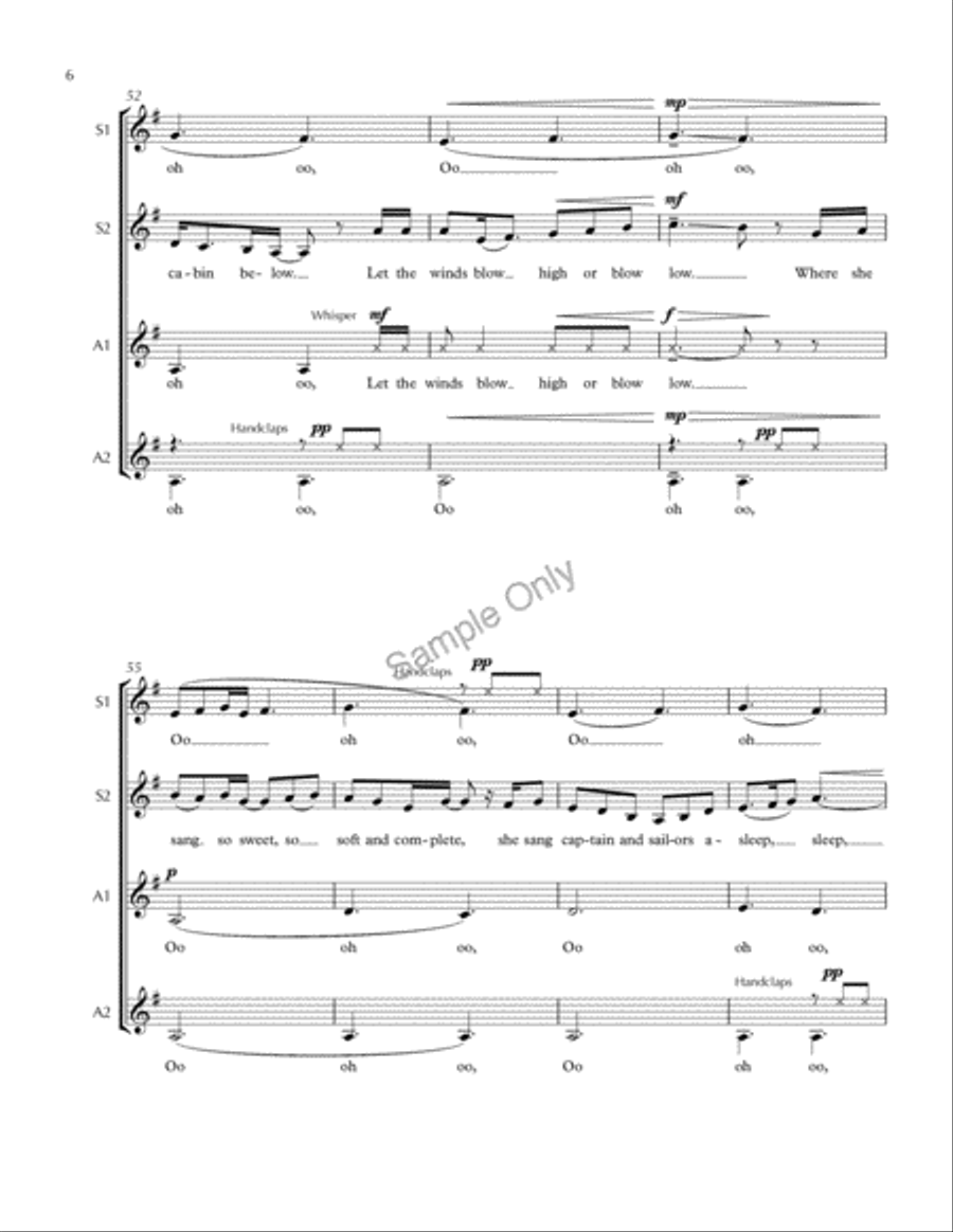 The Maid On The Shore The Maid On The Shore SSAA scores gallery preview page 6