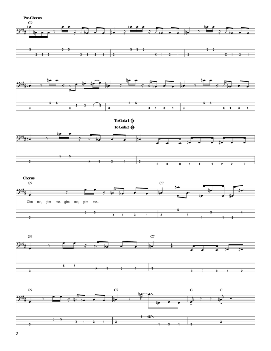 Cut The Cake Cut The Cake Acoustic Guitar scores gallery preview page 2