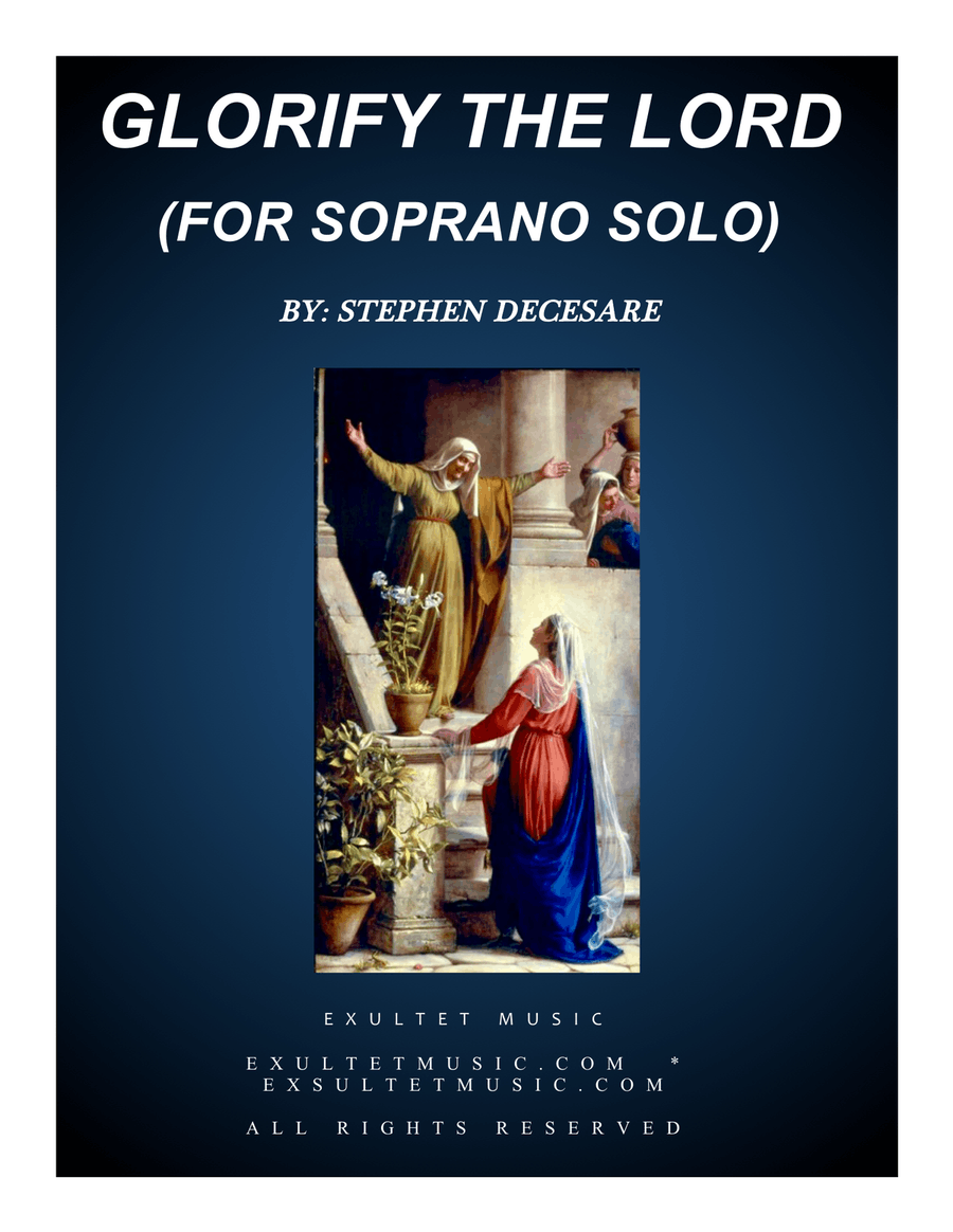 Glorify The Lord (for Soprano Solo) Piano, Vocal scores gallery preview page 1