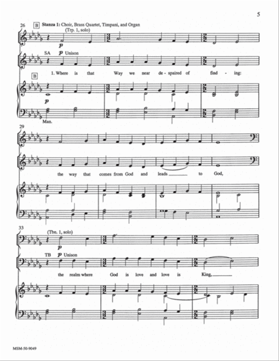 Christ Goes Before Christ Goes Before Choir scores gallery preview page 5
