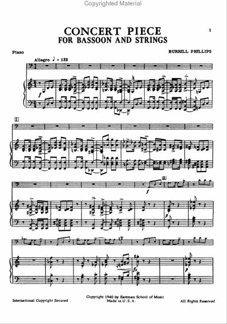 Concert Piece Bassoon scores gallery preview page 2