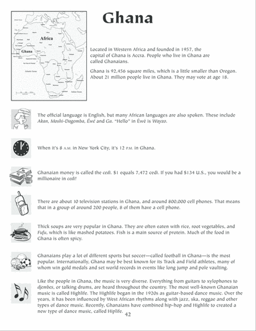 Sing and Dance Around the World Unison Choir scores gallery preview page 43