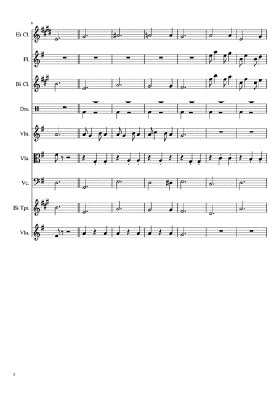 BethanyWaltz Small Ensemble scores gallery preview page 2