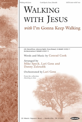 Book cover for Walking With Jesus - CD ChoralTrax