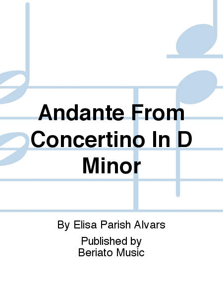 Andante From Concertino In D Minor
