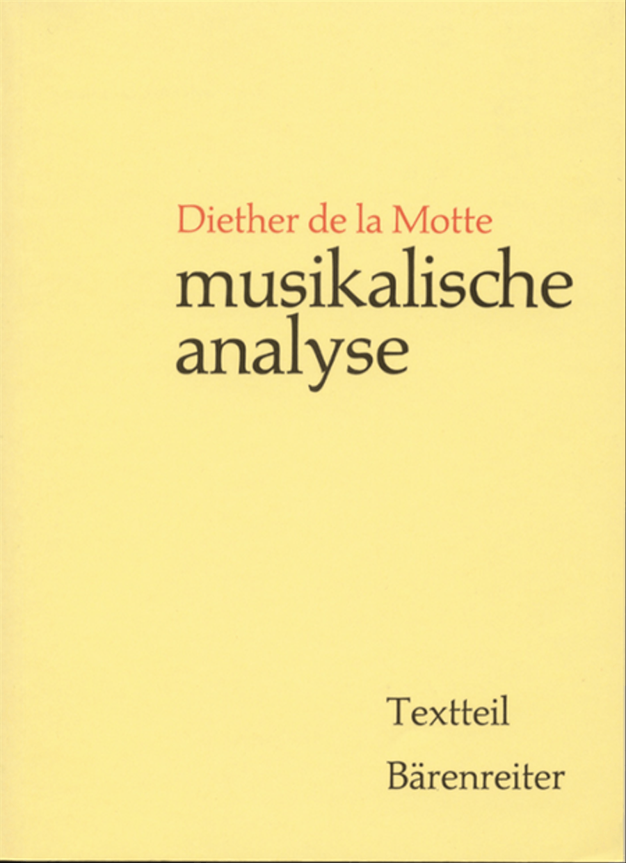 Musikalische Analyse Collection / Songbook scores gallery preview page 1