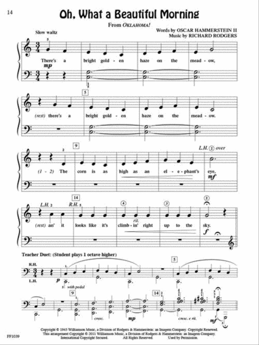 PlayTime® Piano Kids' Songs Piano Method scores gallery preview page 5