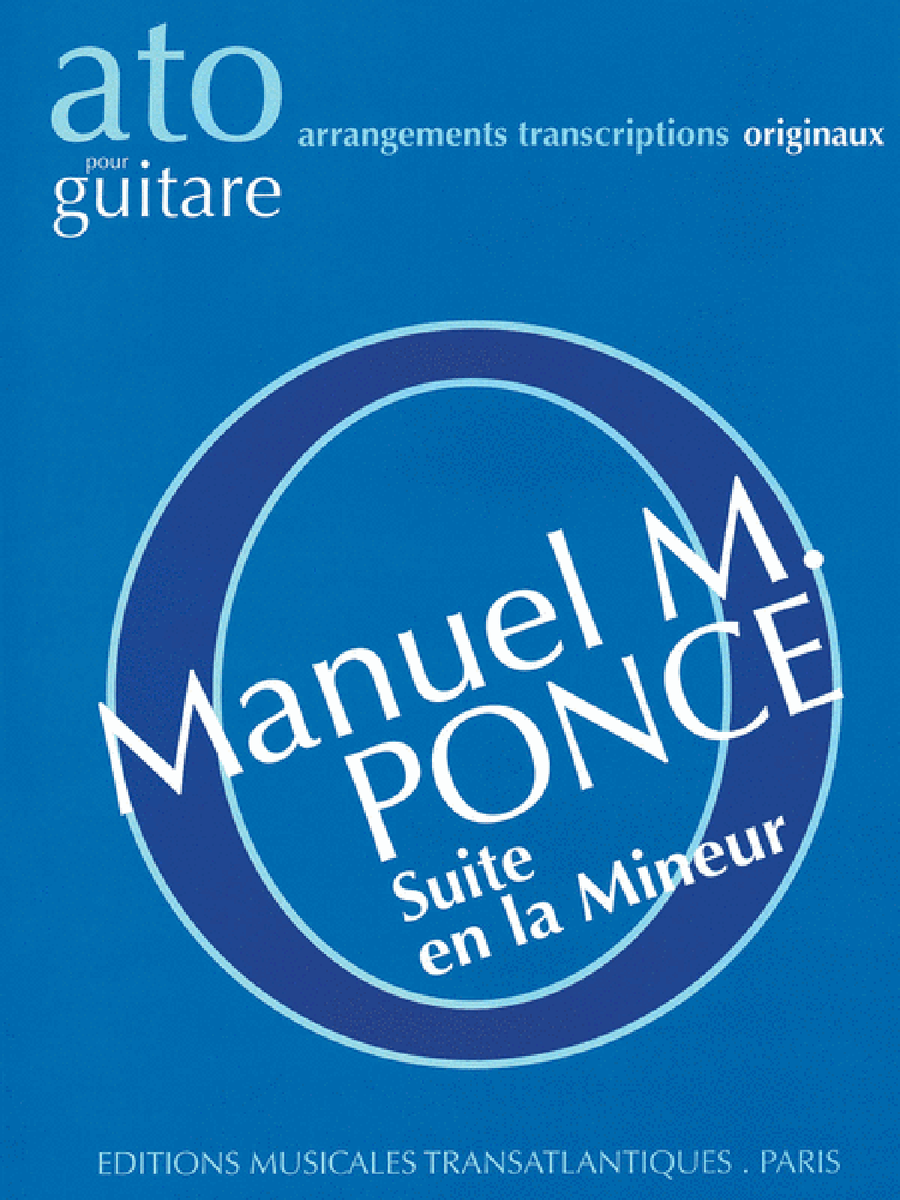 Suite en la Mineur Acoustic Guitar scores gallery preview page 1