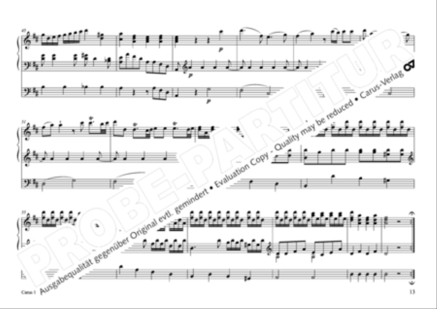 17 Church sonatas Organ Solo scores gallery preview page 14