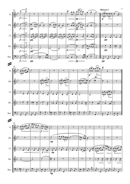 Schubert: Rosamunde Incidental Music D797 No.5. Entr'acte No.3 - wind quintet image number null