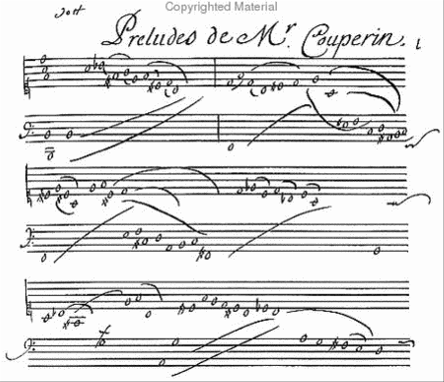 Bauyn MS - Part 2 - Pieces by Louis Couperin Harpsichord scores gallery preview page 2