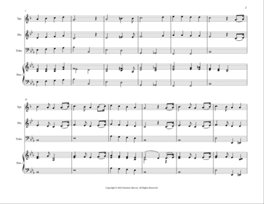 O Canada! Small Ensemble scores gallery preview page 2