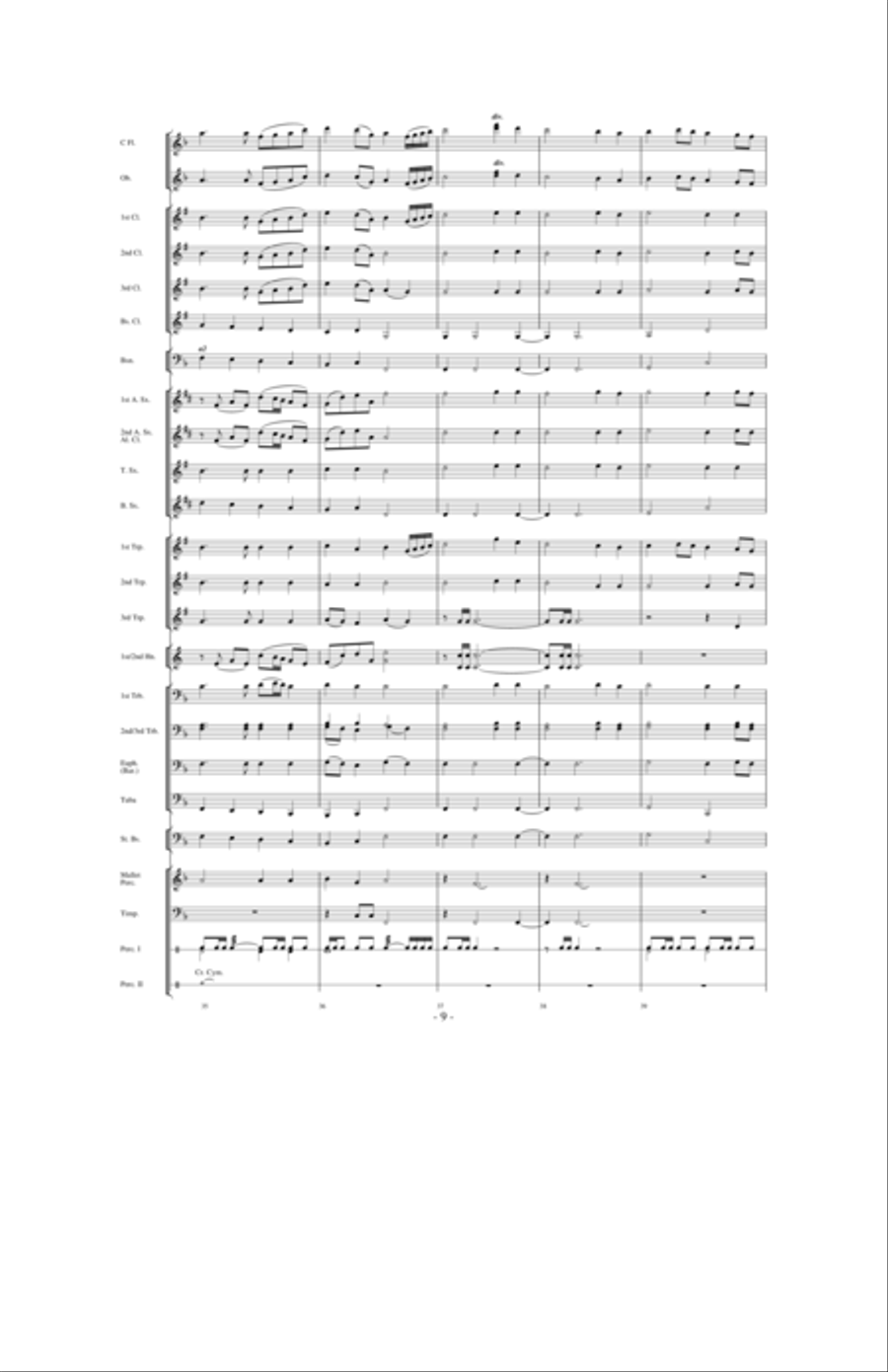 Beautiful Savior Concert Band scores gallery preview page 8