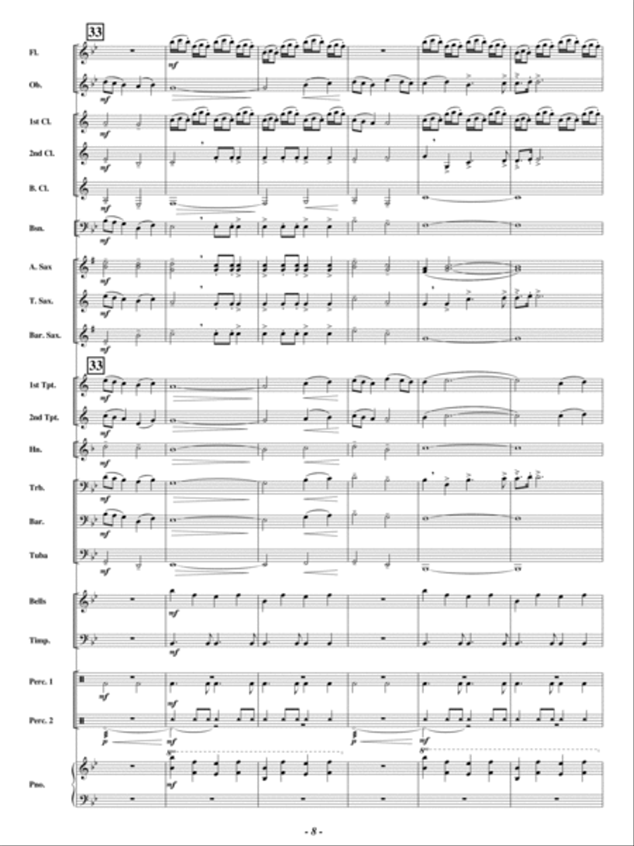 Sol Invictus Concert Band scores gallery preview page 7