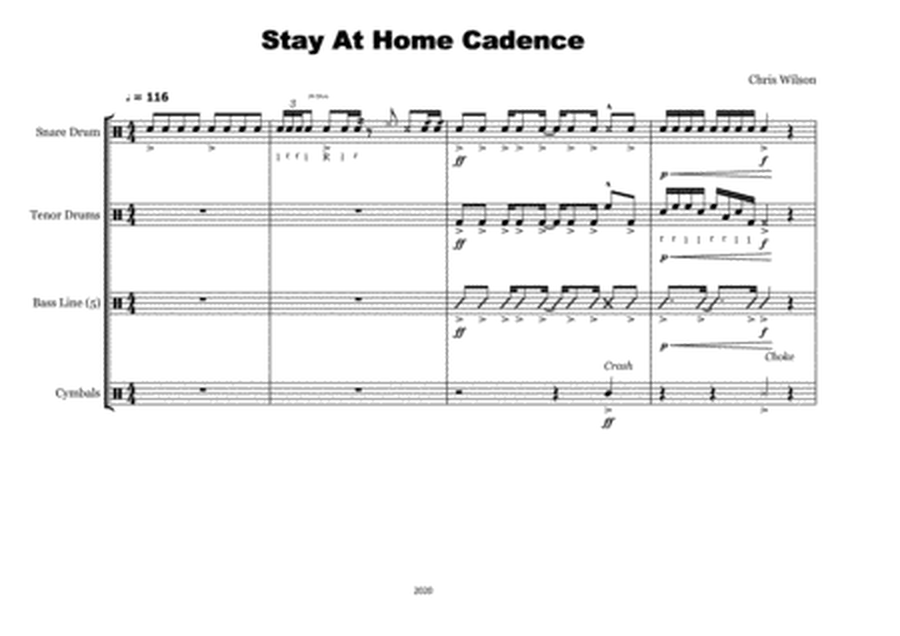 Stay At Home Cadence image number null