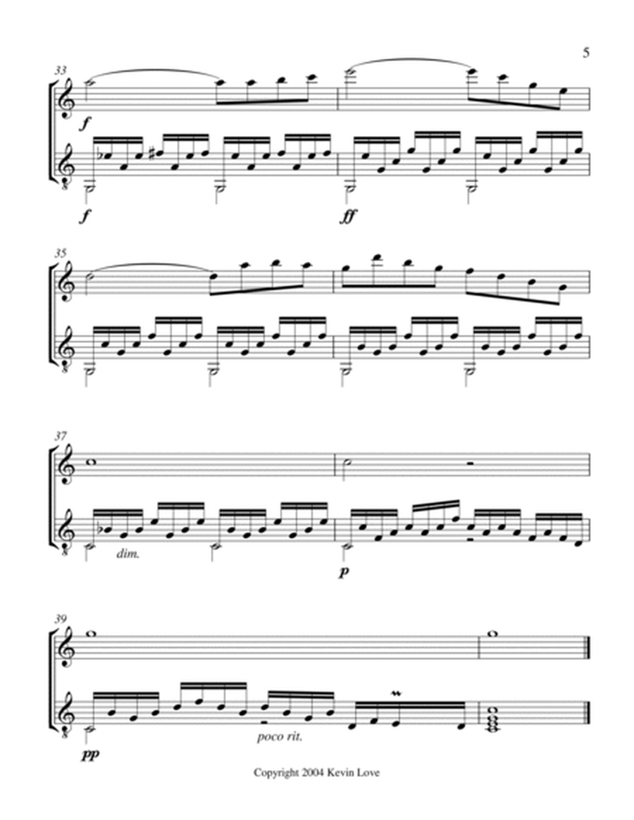 Ave Maria (Violin and Guitar) - Score and Parts image number null