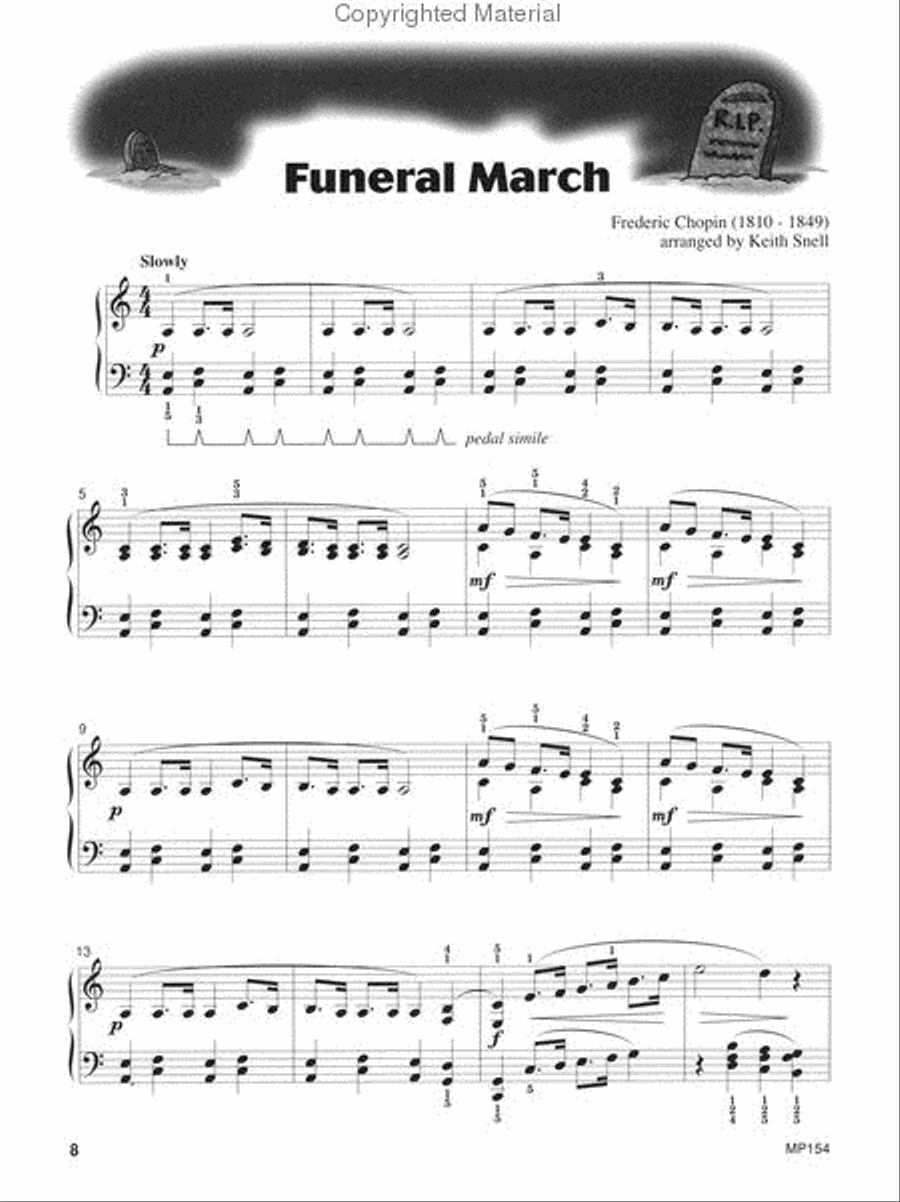 Piano Town Halloween, Level Four Piano Town Halloween, Level Four Piano Method scores gallery preview page 4