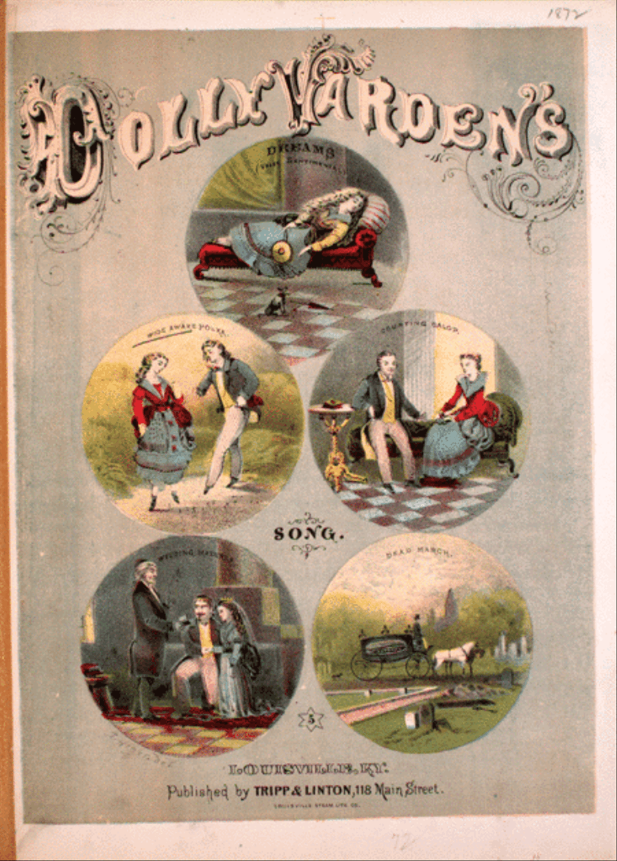 Dolly Varden. Song Piano Solo scores gallery preview page 1