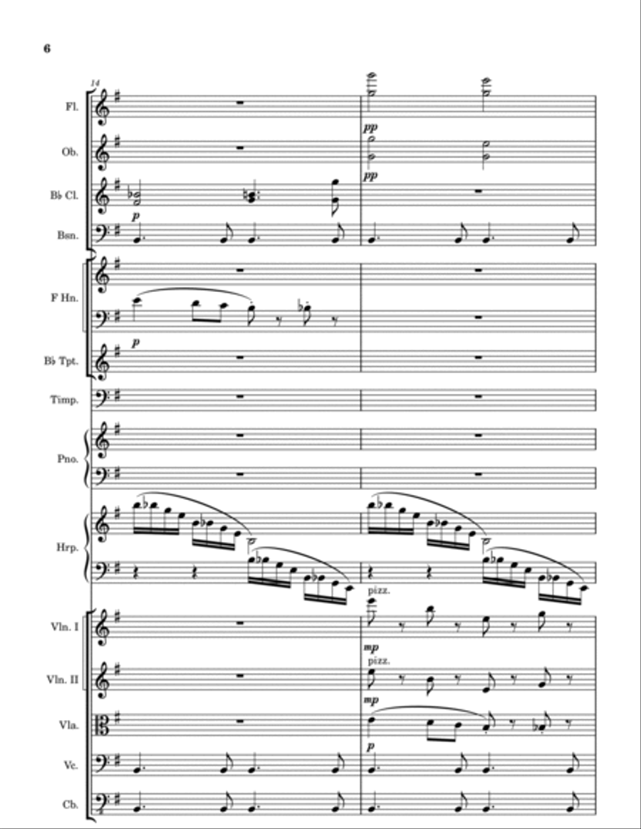 Piano Concerto in E minor Full Orchestra scores gallery preview page 6