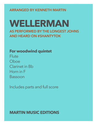Book cover for Wellerman - #SHANTYTOK for Woodwind Quintet