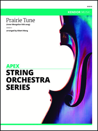 Book cover for Prairie Tune (Inner Mongolian folk song) (Full Score)