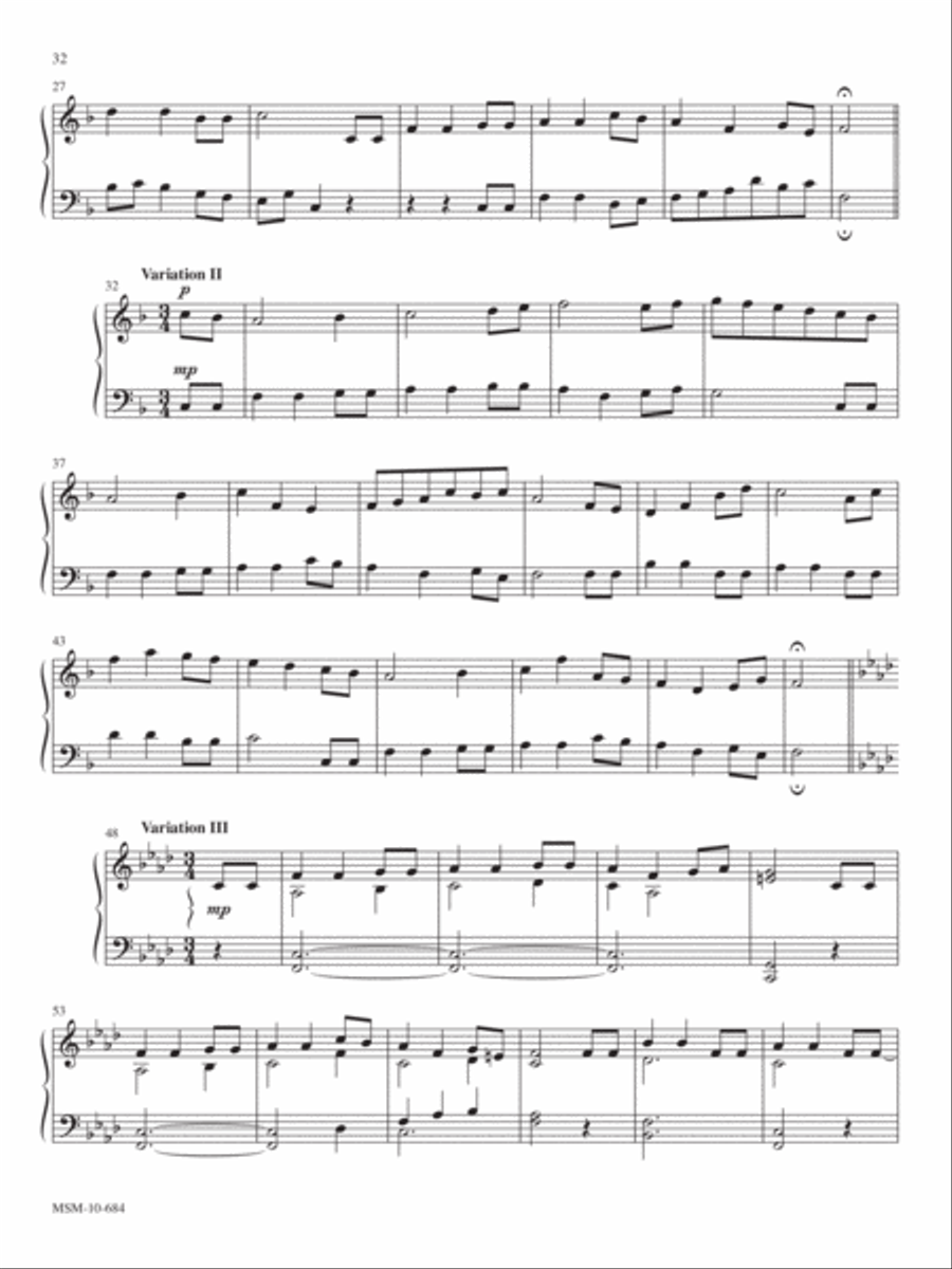 Theme and Variations on Ya Lleg√≥ la Nochebuena (Christmas Eve Is Coming Quickly) Organ scores gallery preview page 2