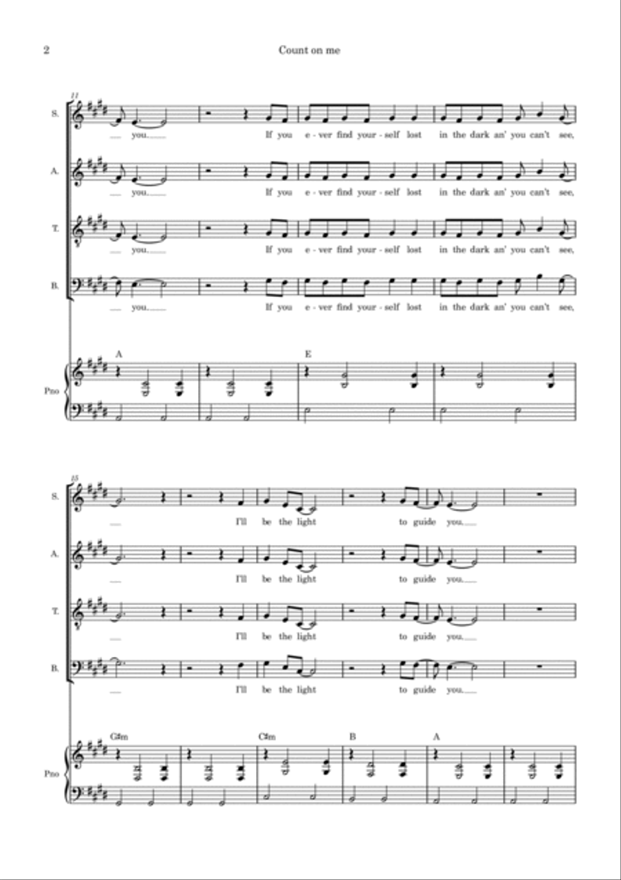Count On Me Divisi scores gallery preview page 2