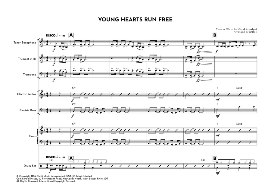 Young Hearts Run Free Jazz Ensemble scores gallery preview page 2