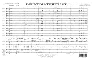 Everybody (Backstreet's Back) (arr. Tom Wallace) - Full Score