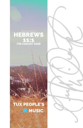 Book cover for Hebrews 11:1, Faith and Perseverance