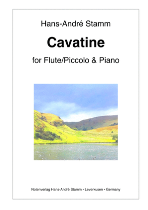 Book cover for Cavatine for Flute and Piano