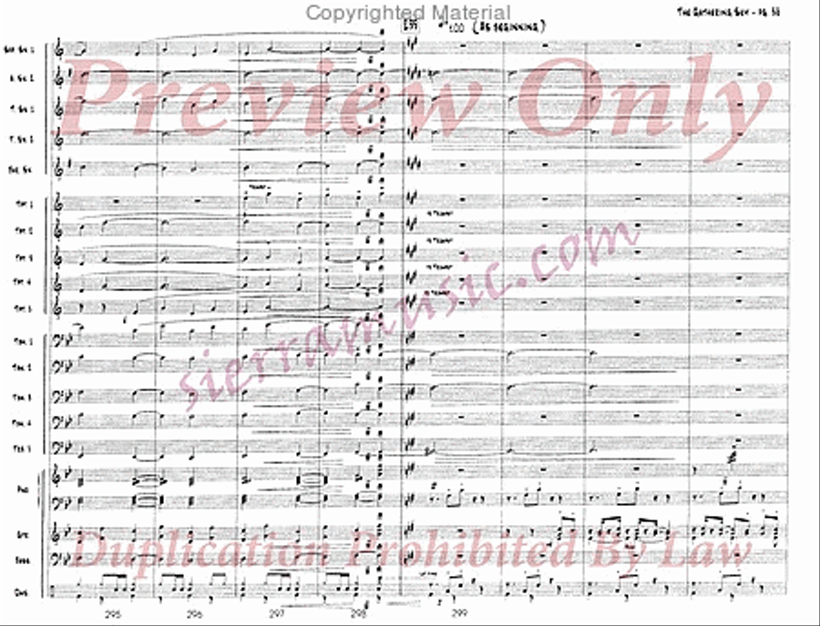 The Gathering Sky Jazz Ensemble scores gallery preview page 39