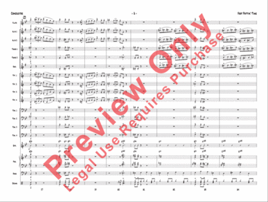 Foot Pattin' Time Foot Pattin' Time Jazz Ensemble scores gallery preview page 28