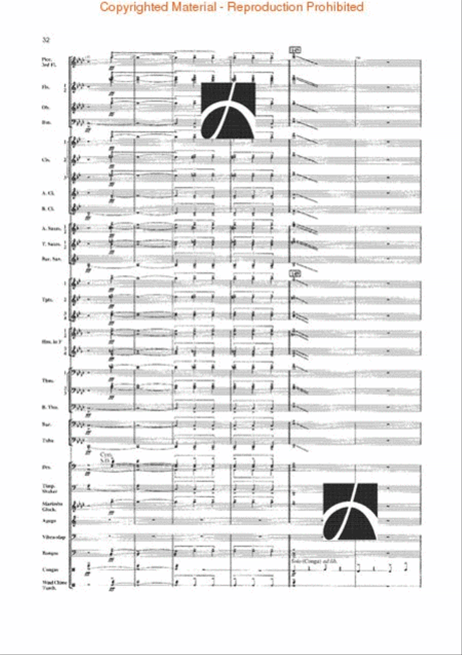 Jungle Fantasy Jungle Fantasy Concert Band scores gallery preview page 29