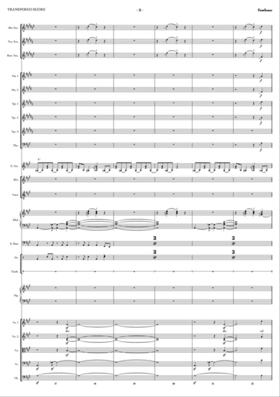 Footloose Full Orchestra scores gallery preview page 3