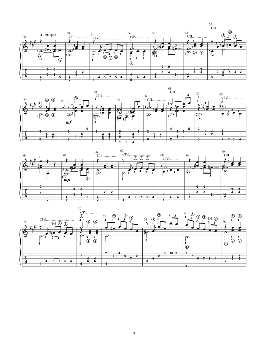 Vals (op. 8, no. 1 Chamber Music scores gallery preview page 3