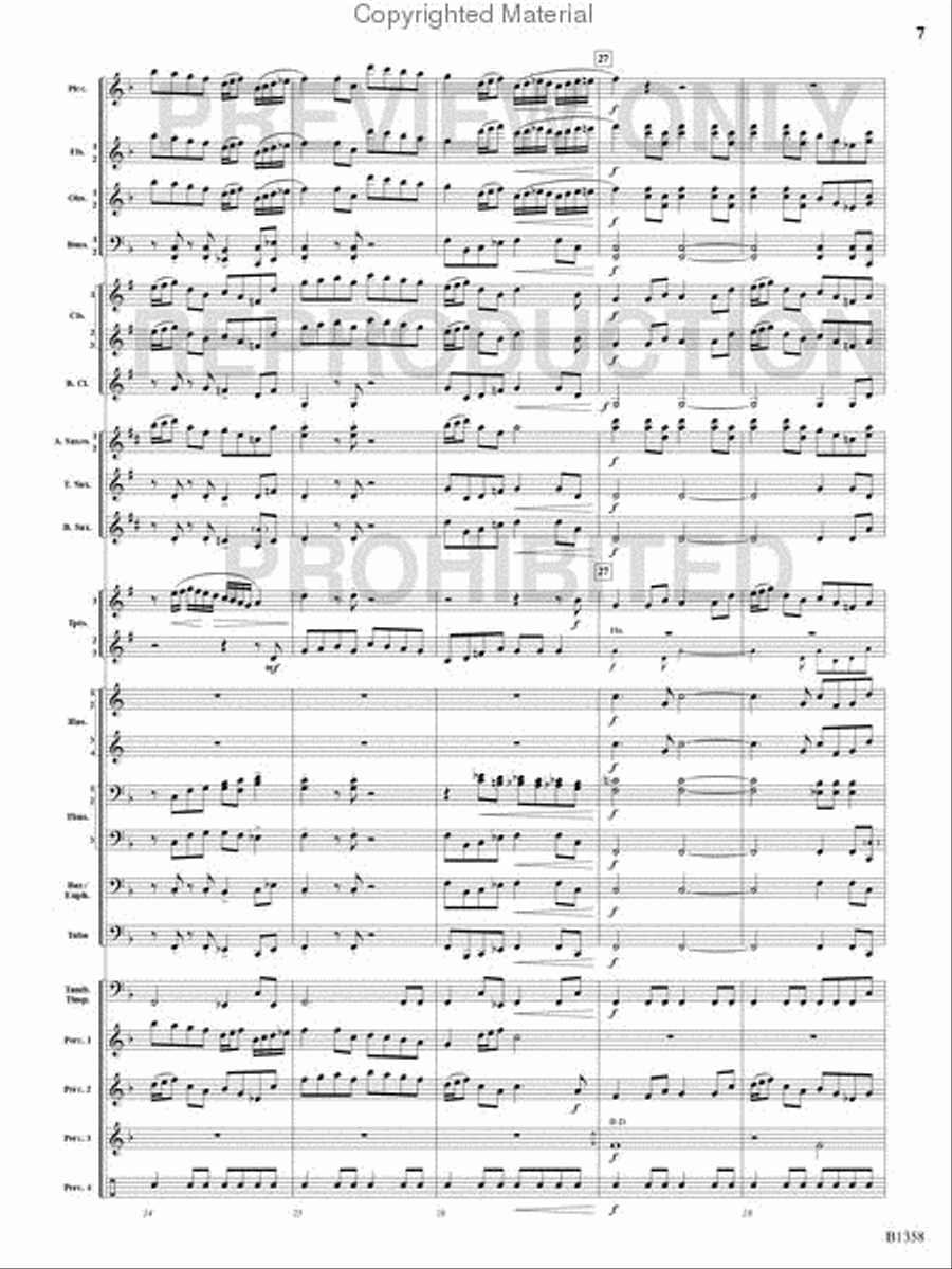 Three Celtic Dances Concert Band scores gallery preview page 6