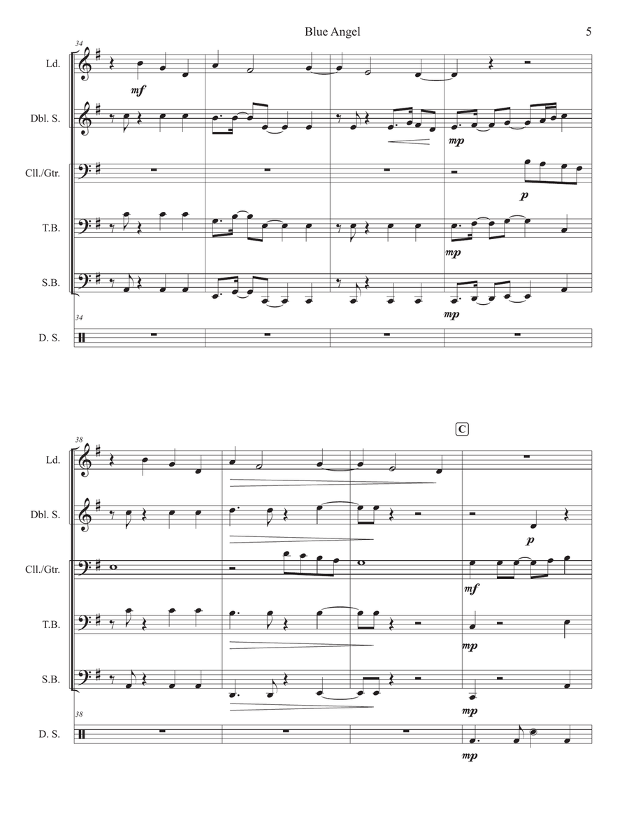 Blue Angel Steel Drum Band scores gallery preview page 6