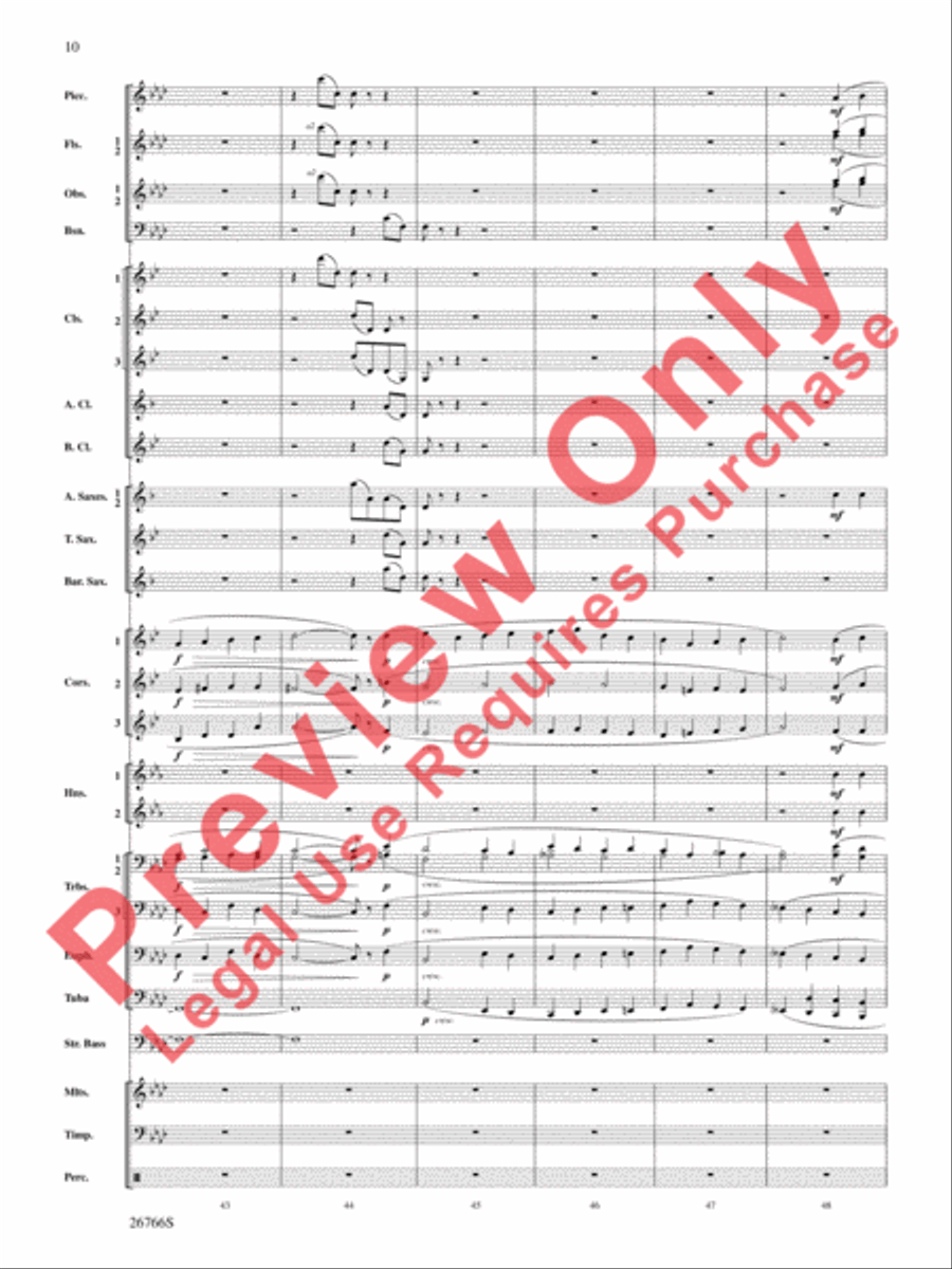 A Christmas Festival A Christmas Festival Concert Band scores gallery preview page 11