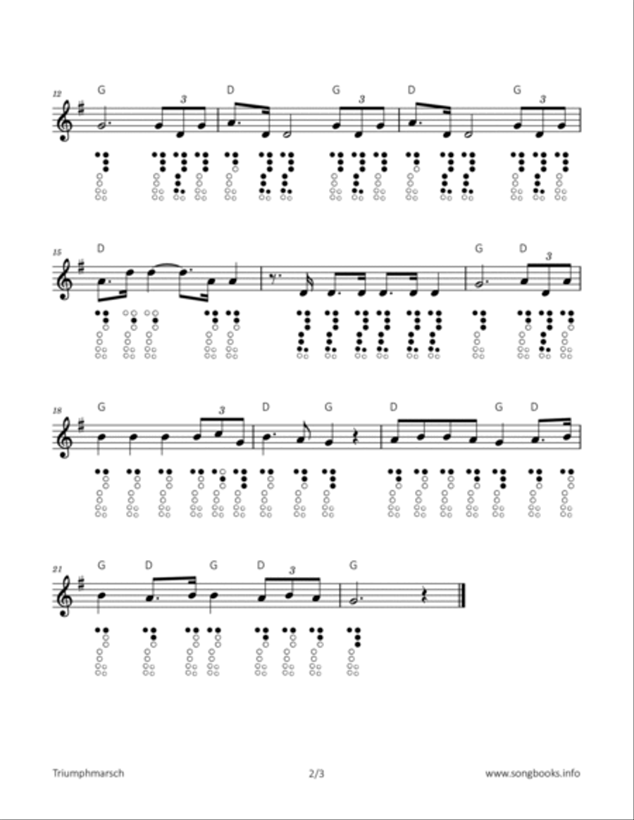 Triumphmarsch Chamber Music scores gallery preview page 2