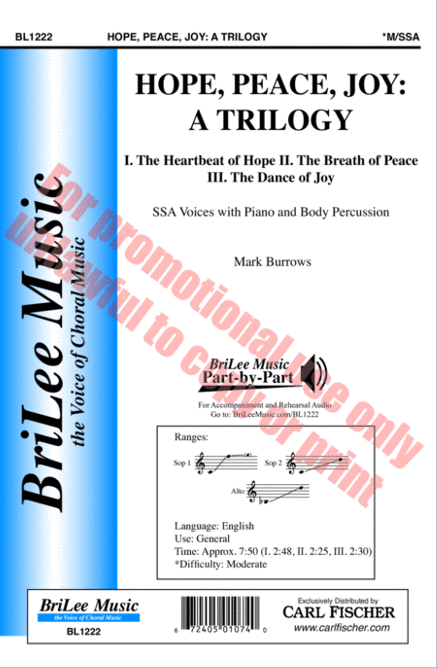 Hope, Peace, Joy: A Trilogy Choir scores gallery preview page 2