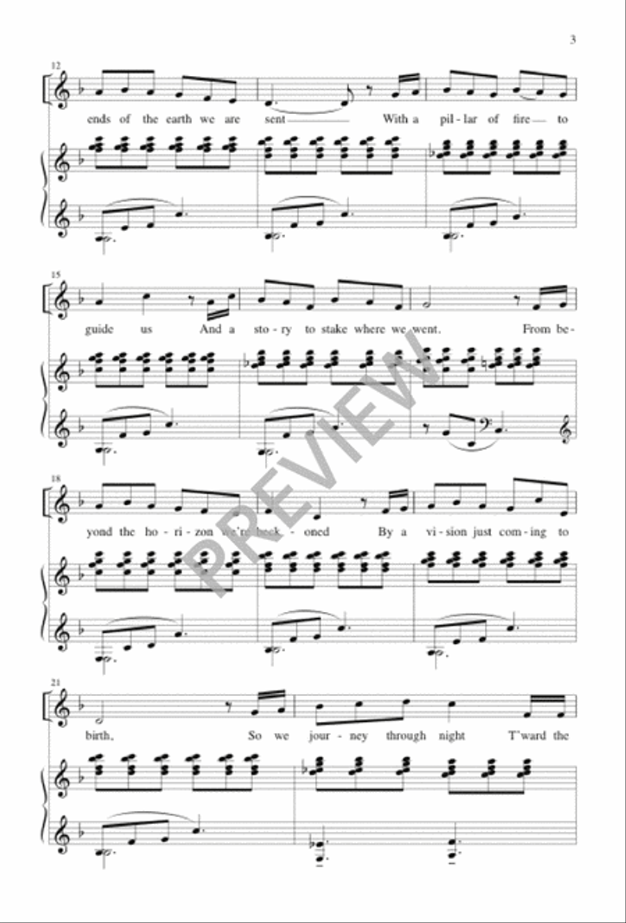 To the Ends of the Earth To the Ends of the Earth 4-Part scores gallery preview page 3